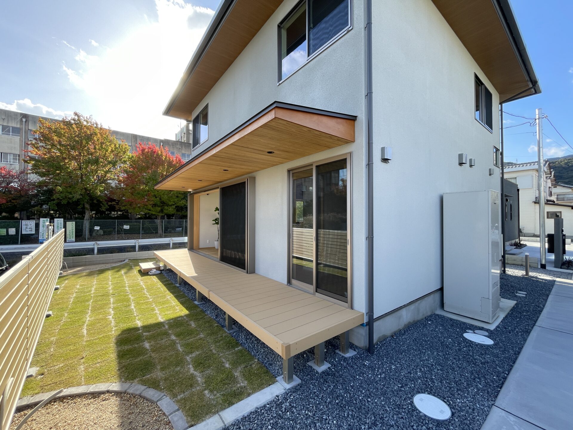 【モデルハウス】外構工事完了